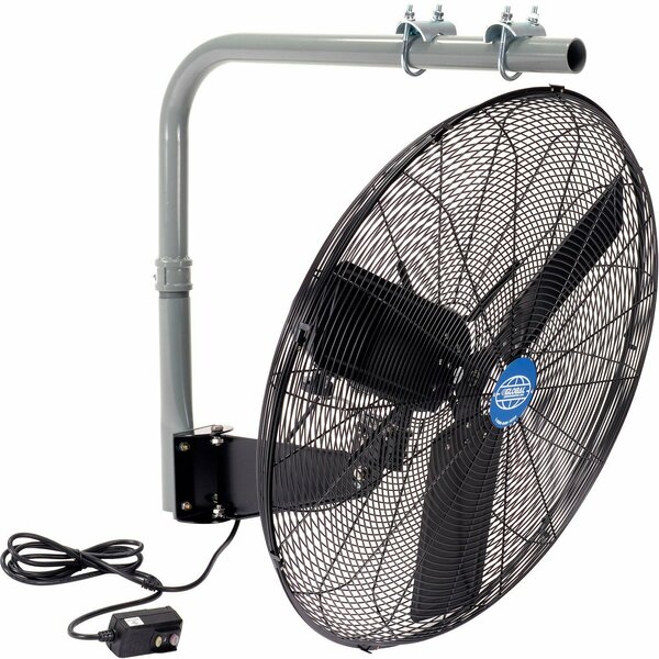 Global Industrial 30in Outdoor Rated Industrial I Beam Fan, 2 Speed, 8,400 CFM, 3/10 HP 293063